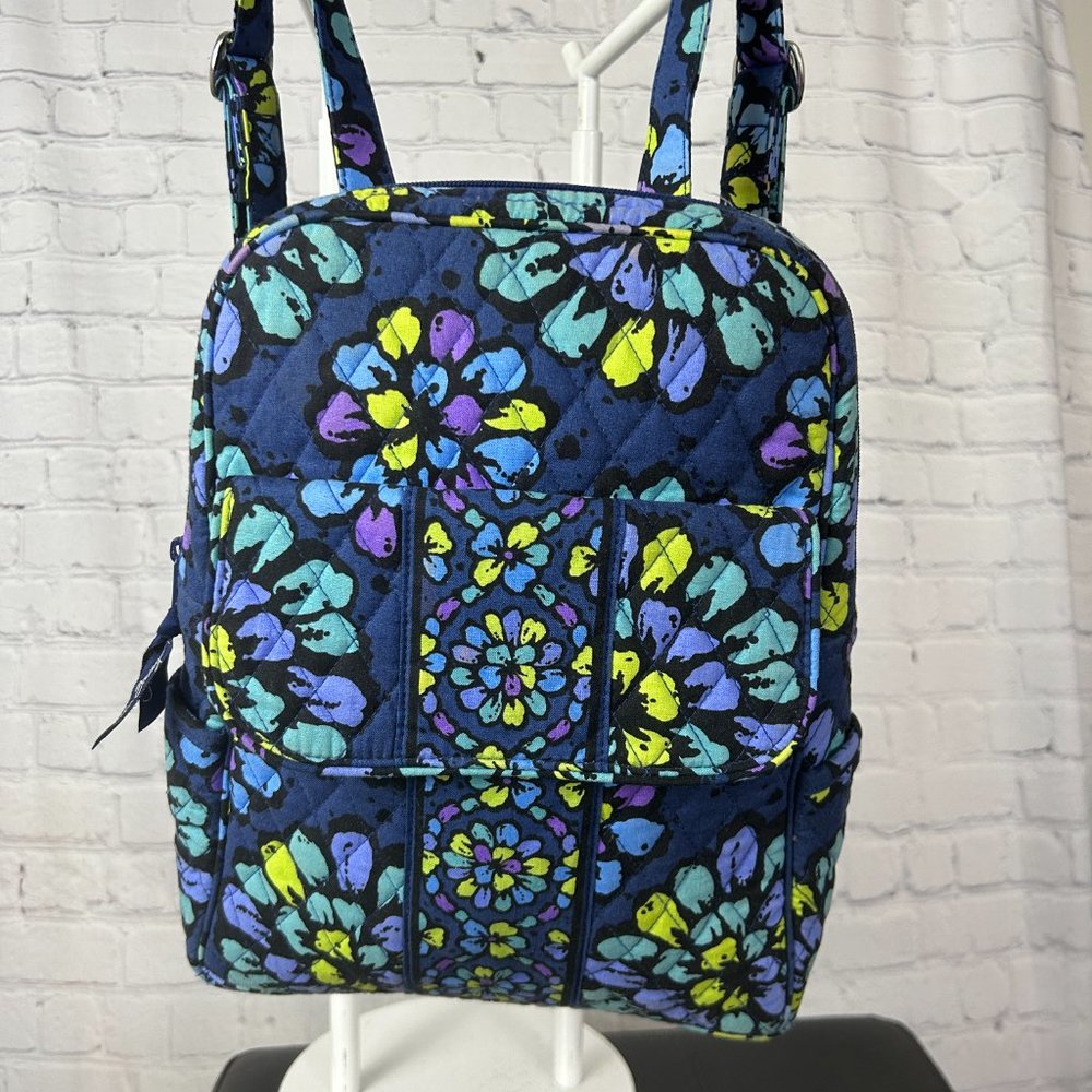 Vera Bradley Indigo Pop Small Backpack